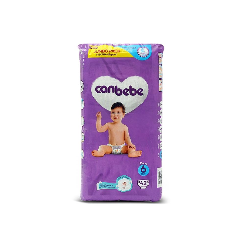 CANBEBE DIAPERS 6 JUMBO XL 42