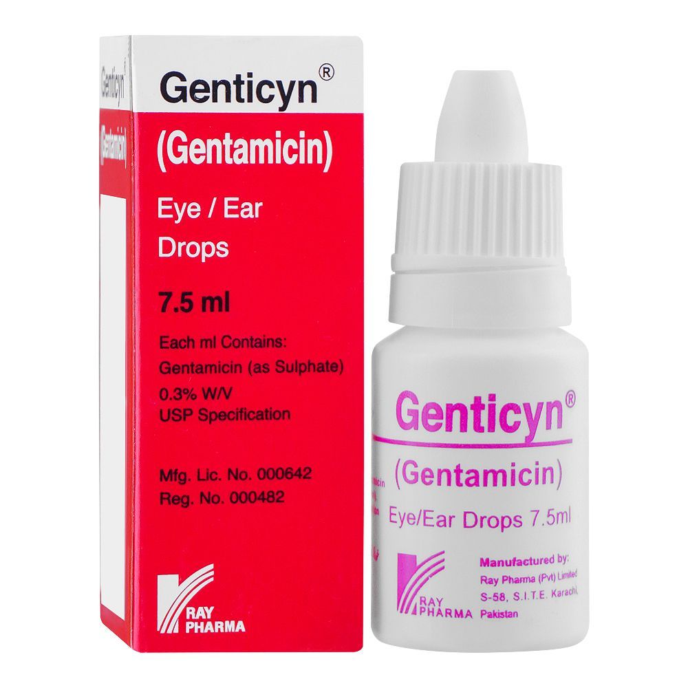 GENTICYN EYE/EAR DROP 7.5ML 1'S