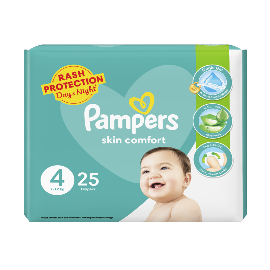 PAMPERS DIAPERS  SIZE 4 25S