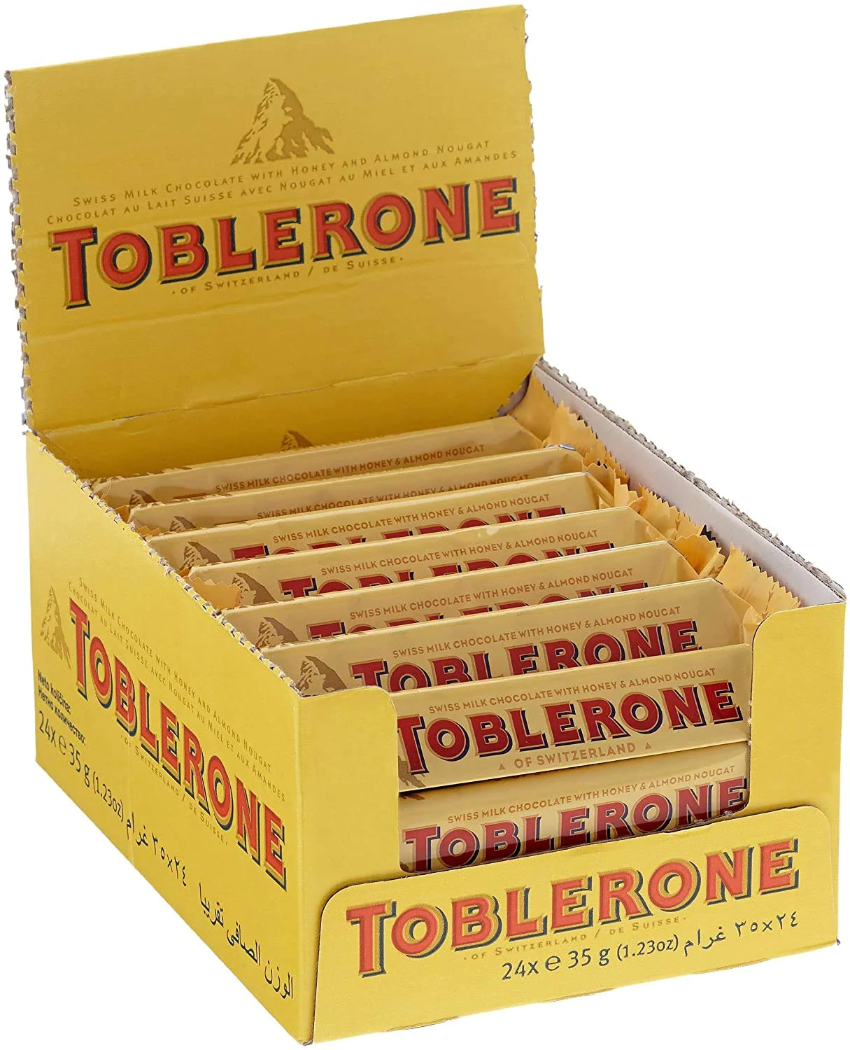 TOBLERONE CHOCLATE 24X35G