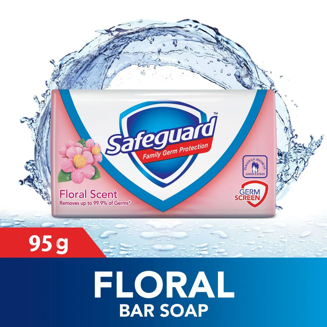 SAFEGUARD FLOEAL SCENT SOAP 95GM