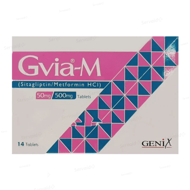GVIA-M 50/500MG TAB 7x2'S