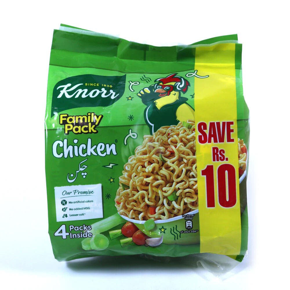 KNOOR NOODLES CHICKEN FAMILY PACK
