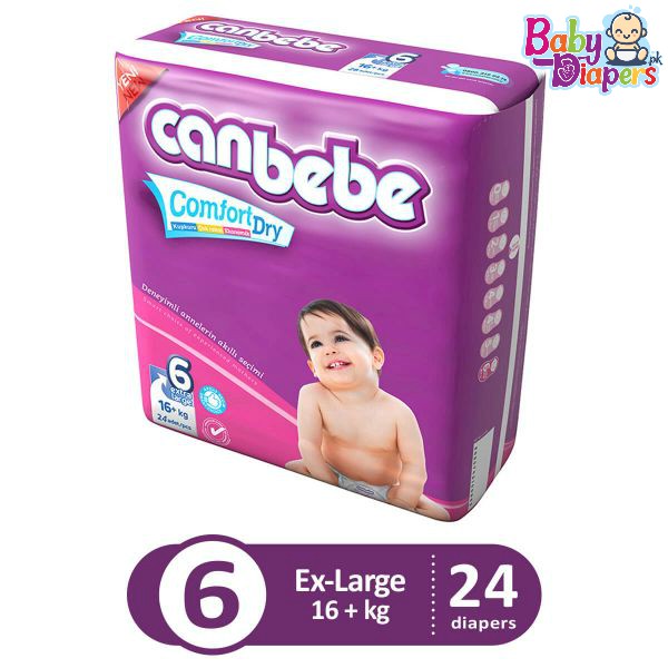 CANBEBE DIAPERS #6 24S