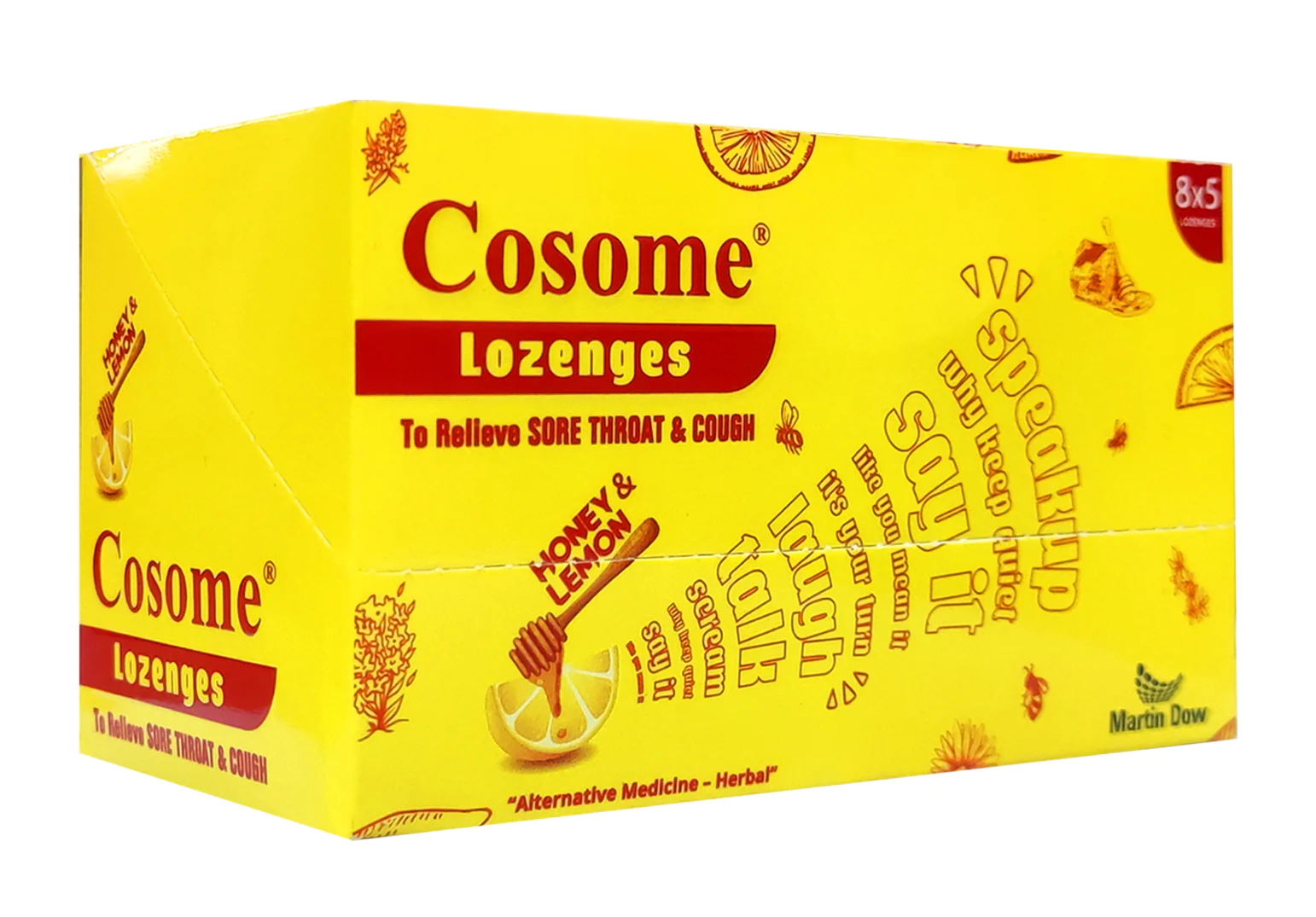 COSOME LOZENGES HONEY LEMON