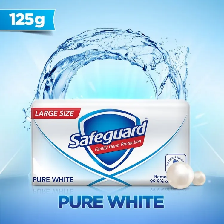 SAFEGUARD PURE WHITE SOAP 125gm