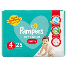 PAMPERS PANTS 4 25'S