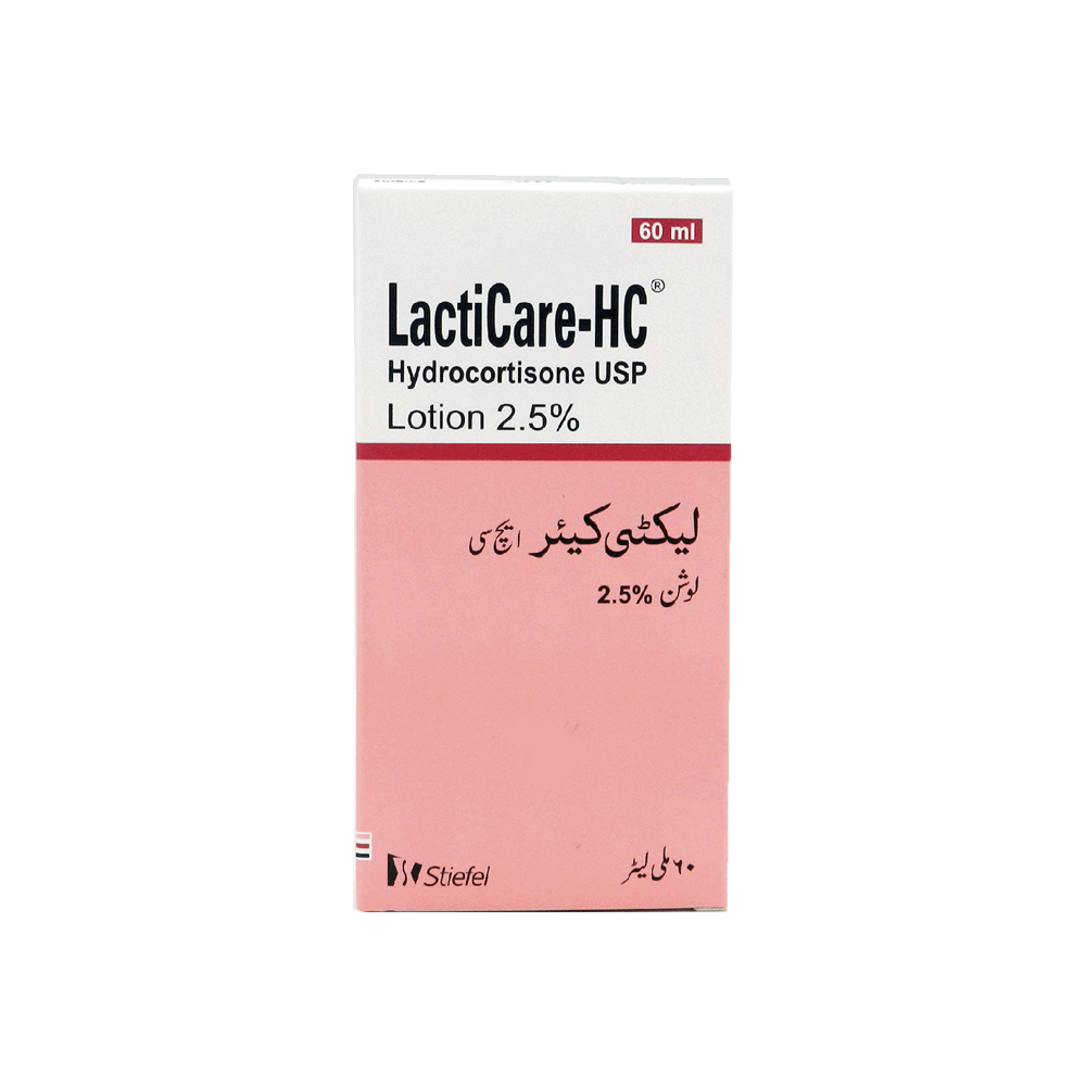LACTICARE-HC 2.5% LOTION 60ML 1'S