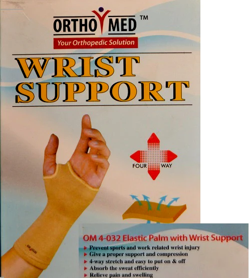 ELASTIC WRIST SUPPORT OM4-032 MEDIUM ORTHOMED