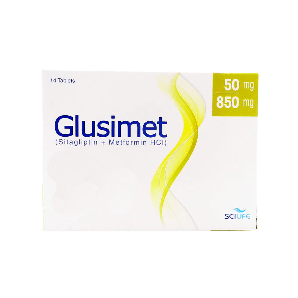 GLUSIMET 50MG/850MG TAB 14'S