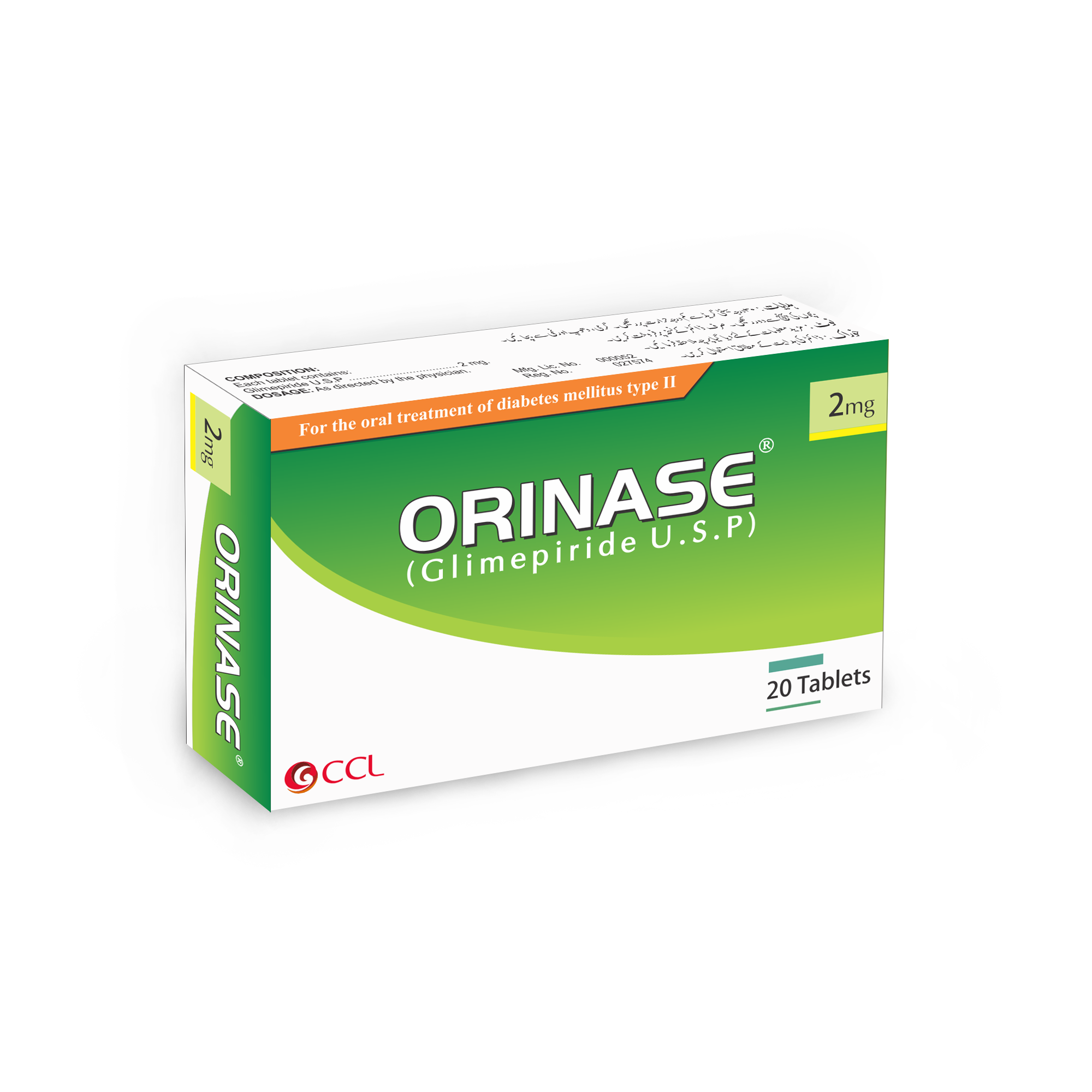 ORINASE 2MG TAB 10x2