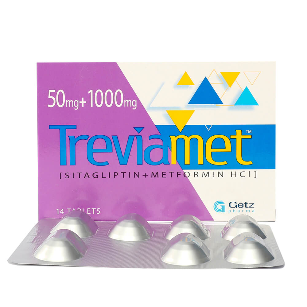 TREVIAMET TAB 50/1000 MG 7x4