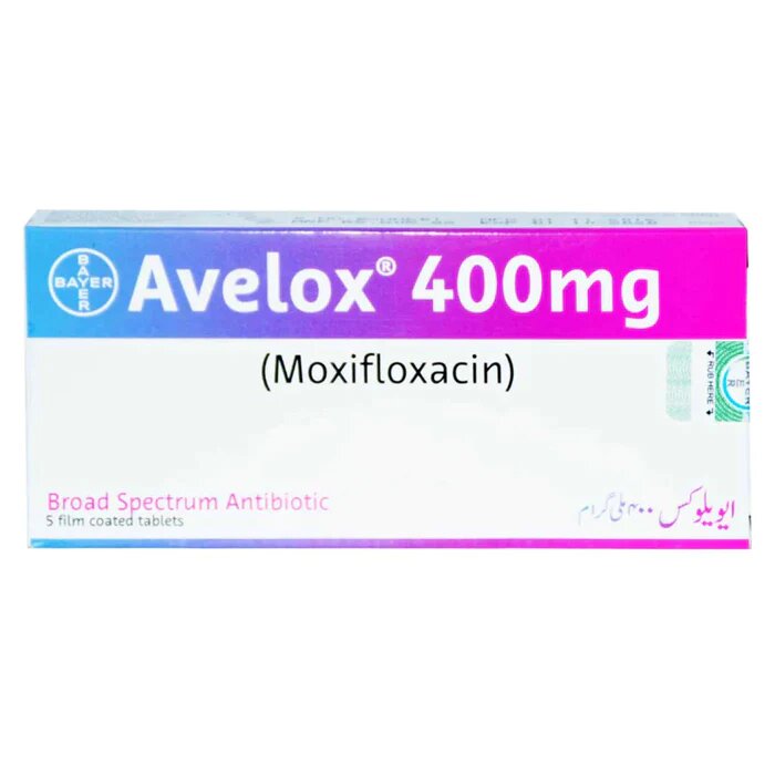 AVELOX 400MG TAB 5'S