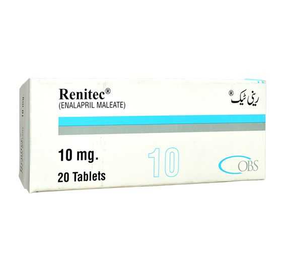 RENITEC TAB 10 MG 2X10'S