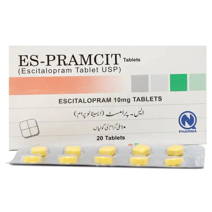 ES-PRAMCIT TAB 10 MG 10X2'S