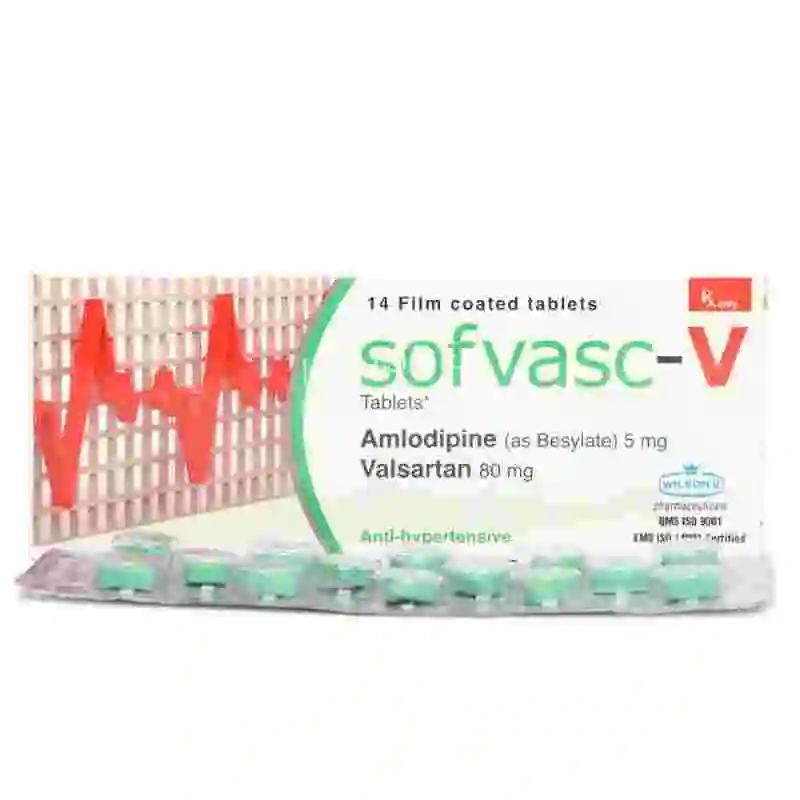 SOFVASC-V TAB 5/80 MG 14'S