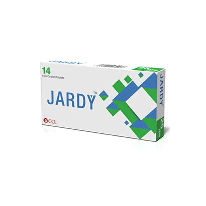 JARDY 25MG TAB 14S