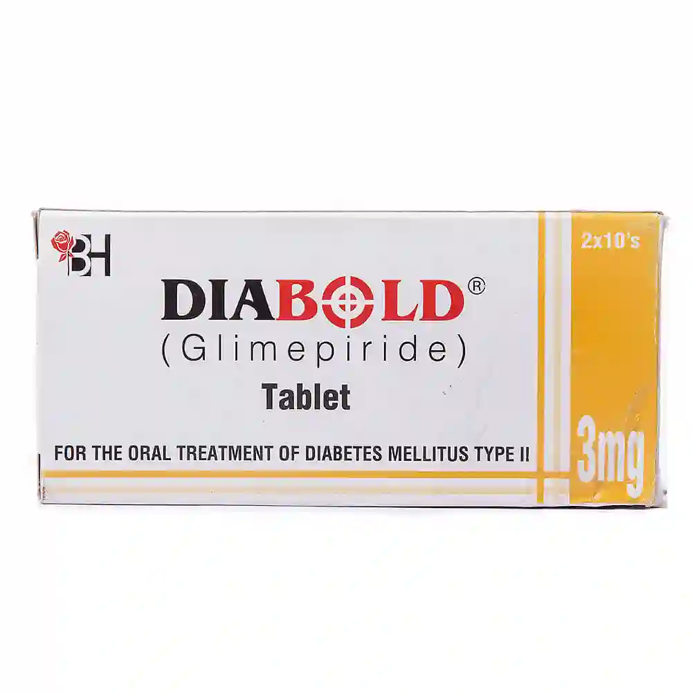 DIABOLD TAB 3 MG 2X10'S