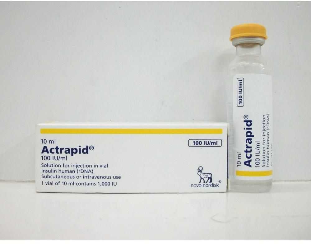 ACTRAPID HM 10ML INJ 1'S