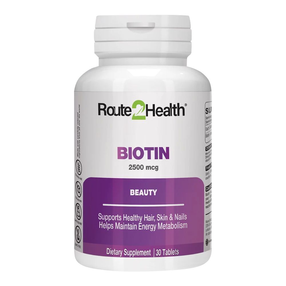 BIOTIN 2500 30S TABLETS (ROUTE2HEALTH)