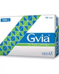 GVIA TAB 100MG 14'S