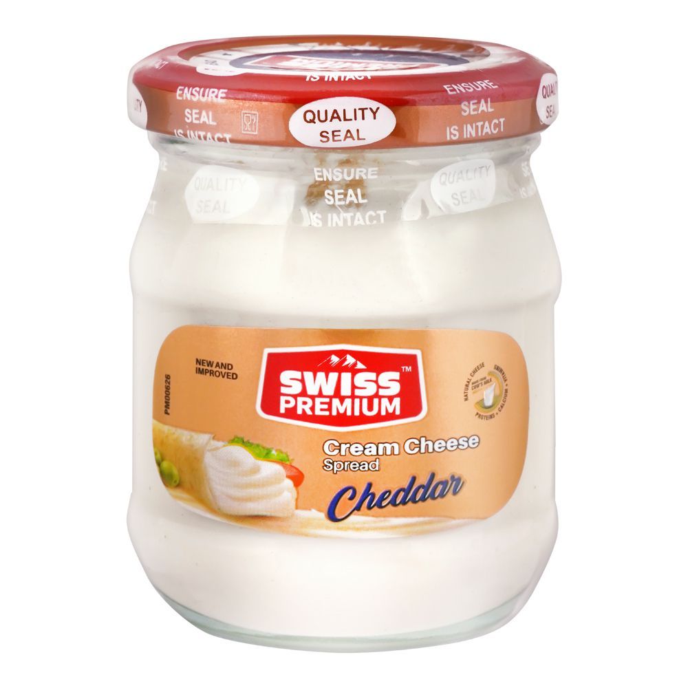 CREAM CHEESE SPREAD CHEDDAR 140G JAR