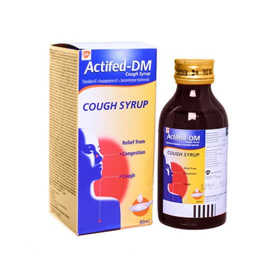 ACTIFED DM COUGH 90ML SYP 1'S