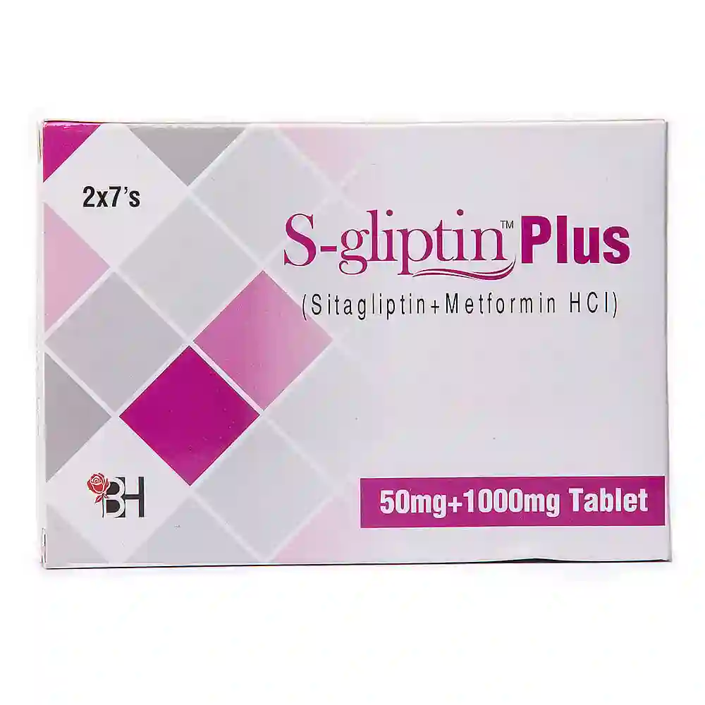 S-GLIPTIN PLUS 50/1000 TAB 14S