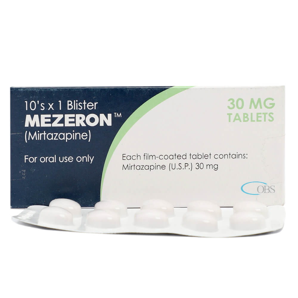 MEZERON 30MG TAB 10'S