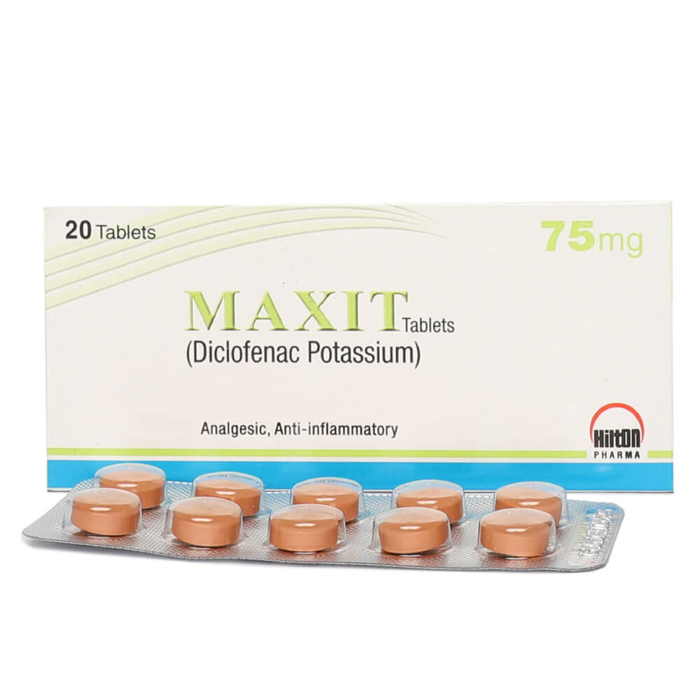 MAXIT TAB 75 MG 10x2'S