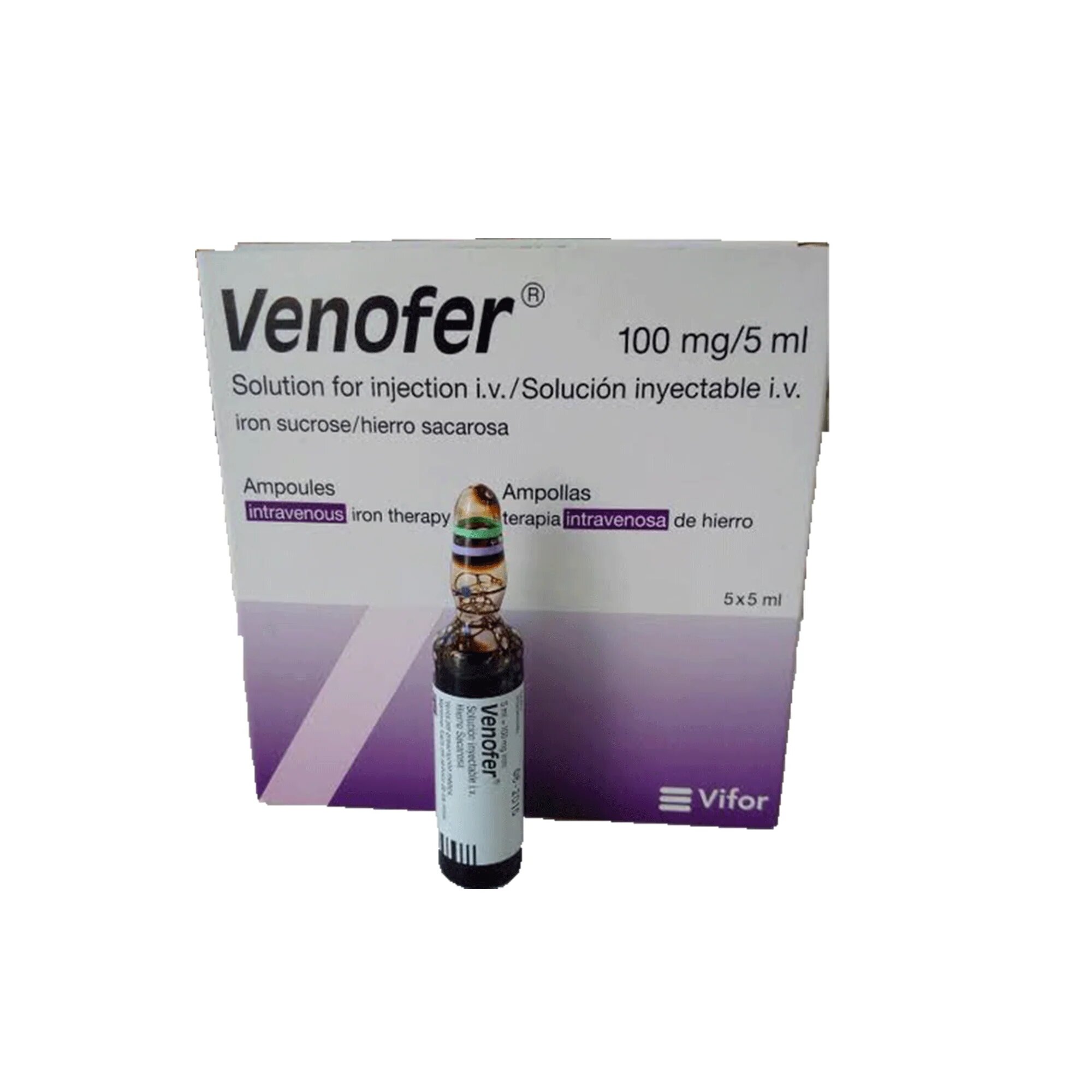 VENOFER INJ 5ML 1x5