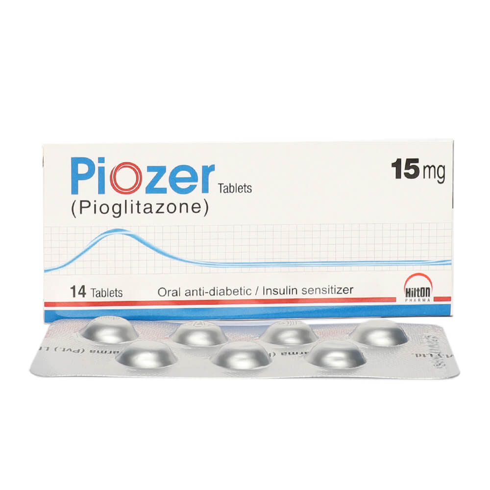 PIOZER TAB 15 MG 7x2