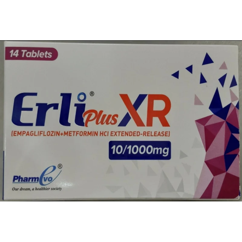 ERLI PLUS XR 10/1000MG TAB 14S