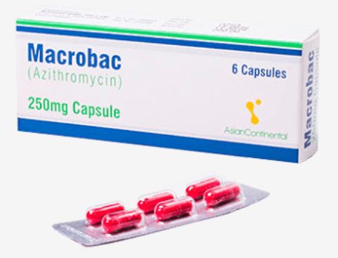 MACROBAC CAP 250 MG 6S