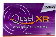 QUSEL XR TAB 150MG 1X10