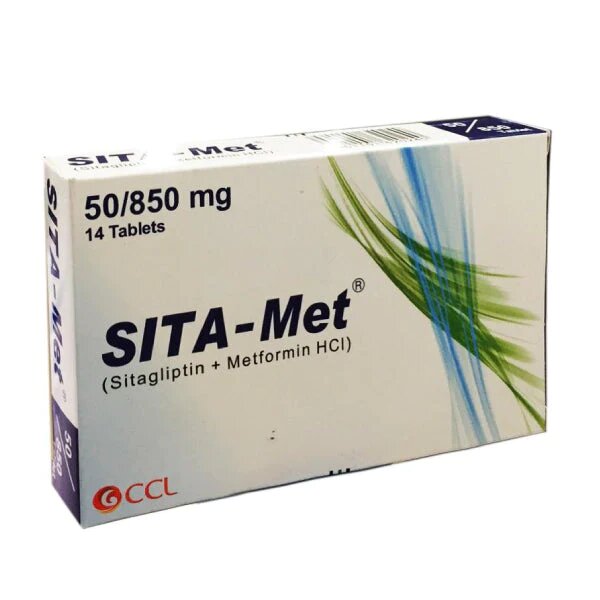 SITA-MET 50/850MG TAB 7x2