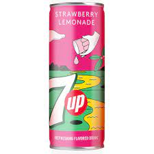 7UP STRAWBERRY LEMONADE CAN 250ML