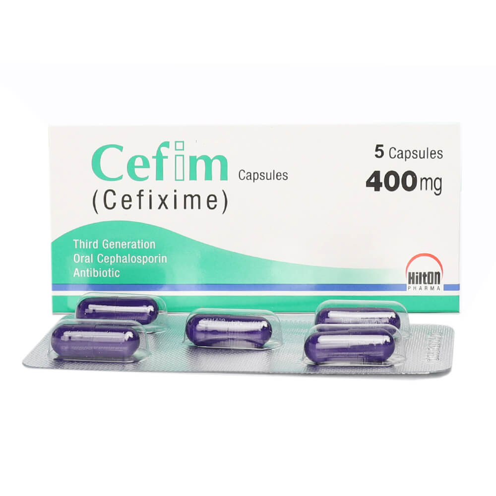 CEFIM CAP 400 MG 5'S