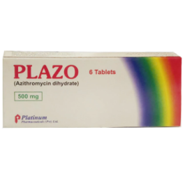 PLAZO TAB 500 MG 6'S