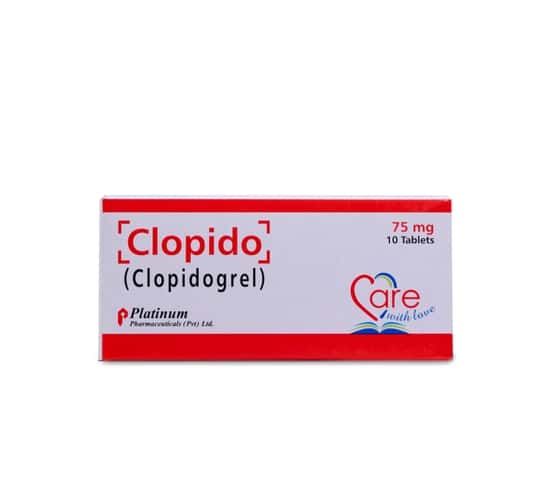 CLOPIDO 75MG TAB 10 S