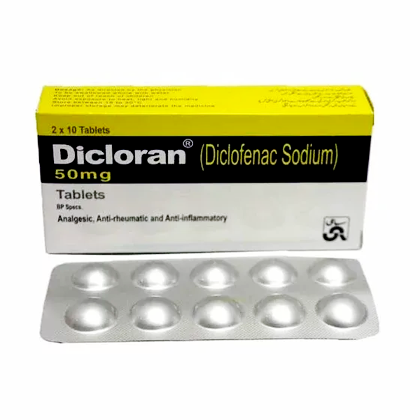 DICLORAN 50MG TAB 10x3'S