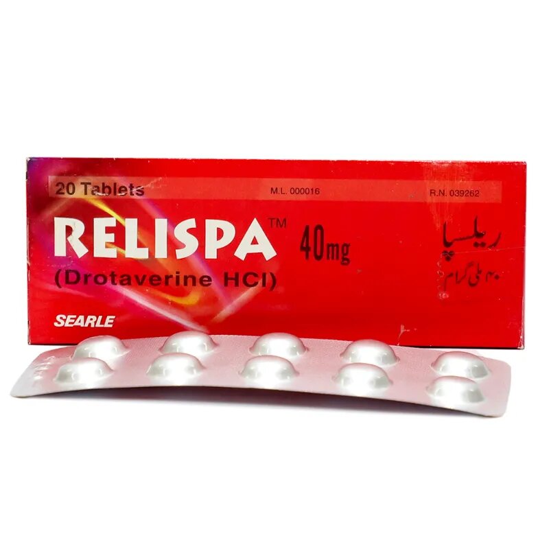 RELISPA TAB 40 MG 20'S