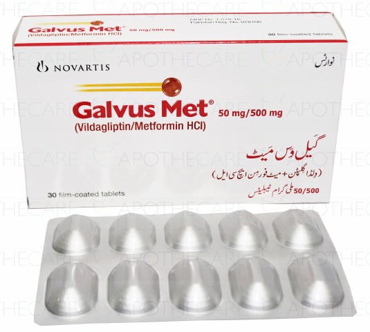 GALVUS MET 50/500MG TAB 10x3