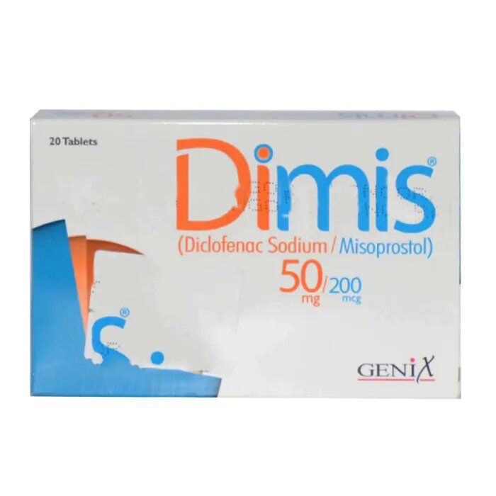 DIMIS TAB 50MG 10x2'S