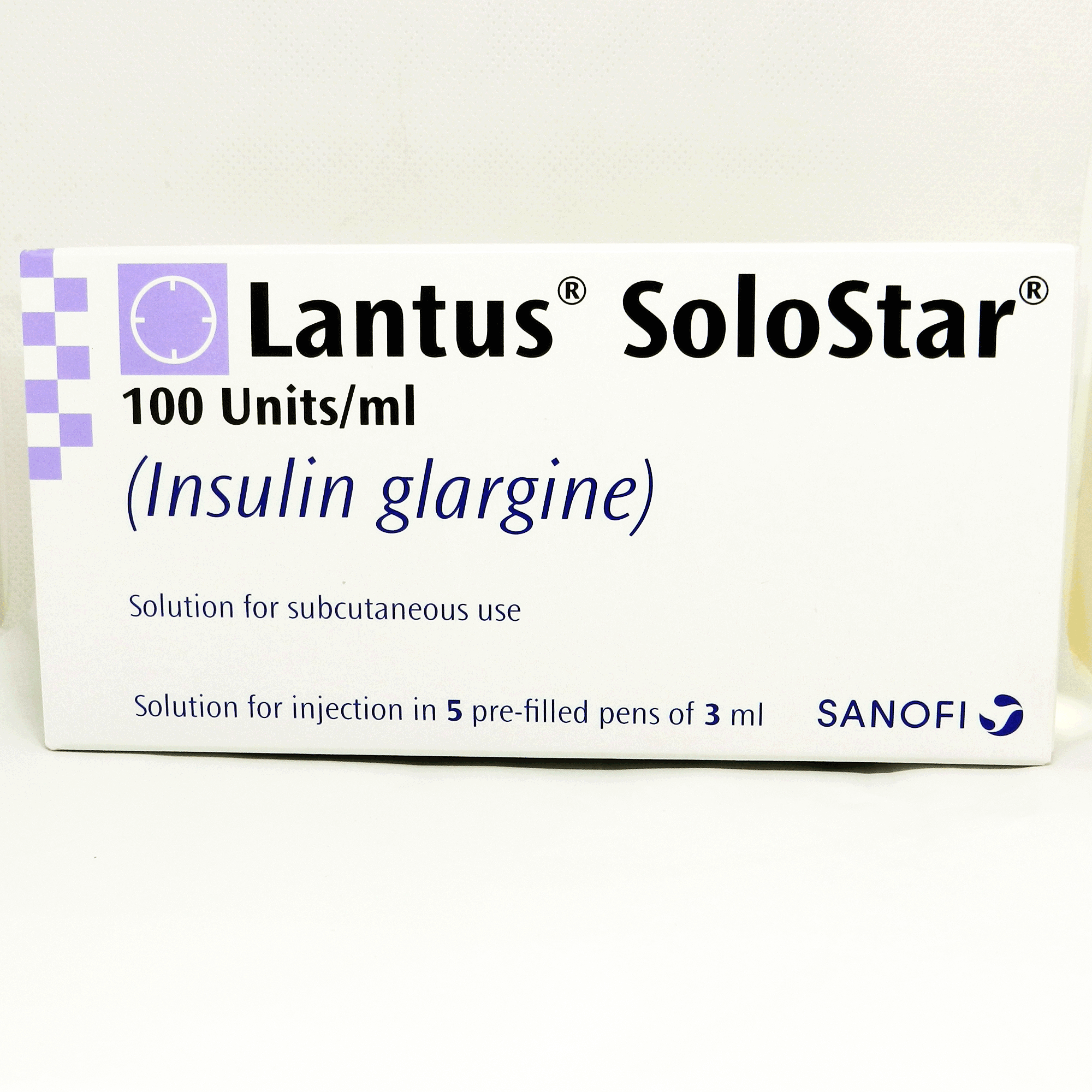 LANTUS SOLOSTAR INJ 100 IU PENX3ML 1x5