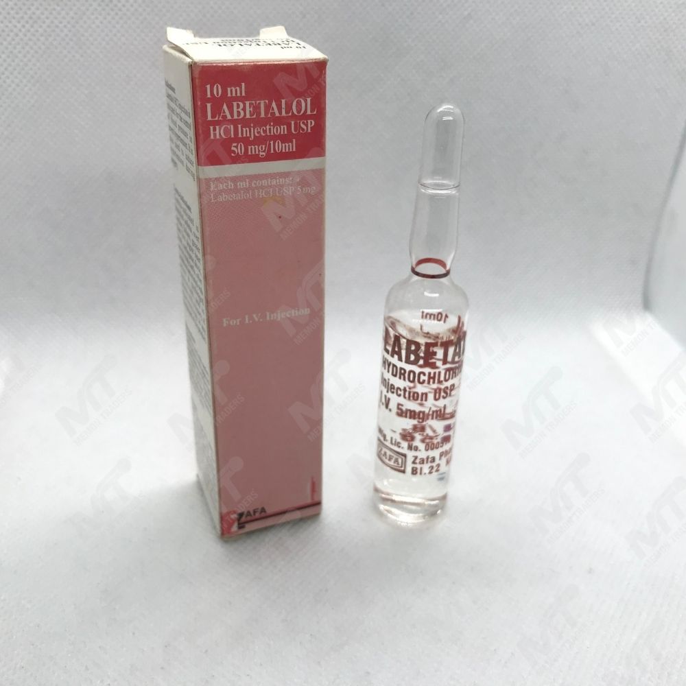 LABETALOL 50MG INJ 10ML 