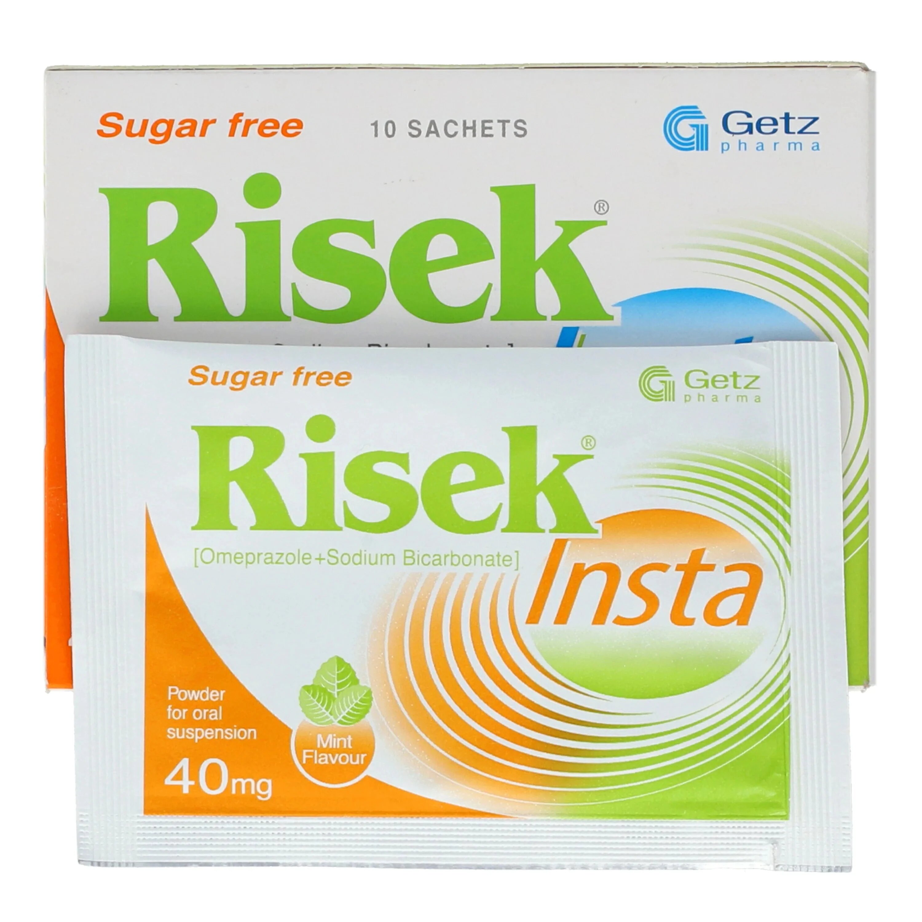 RISEK INSTA POWD 40 MG 10'S