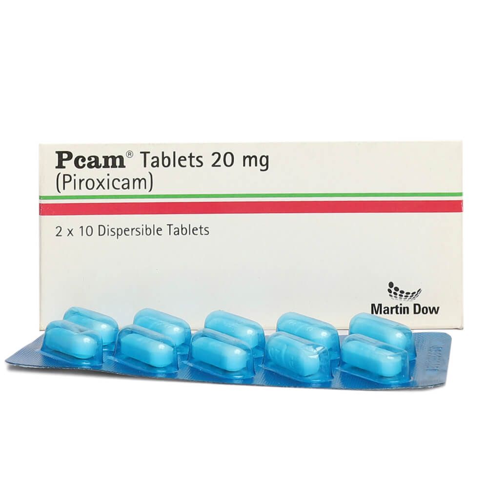 PCAM 20MG TAB 10x2