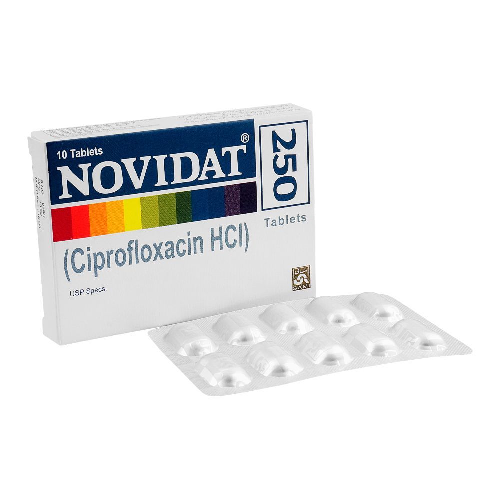 NOVIDAT TAB 250 MG 10'S