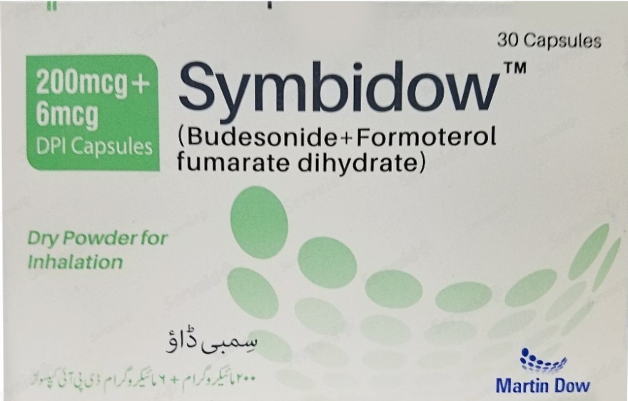 SYMBIDOW 200MCG+6MCG CAP 30'S